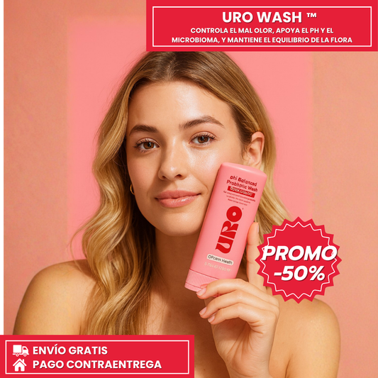 Oferta Especial -50%: URO WASH™ – Gel de ducha pH Balanceado para Control de Olor