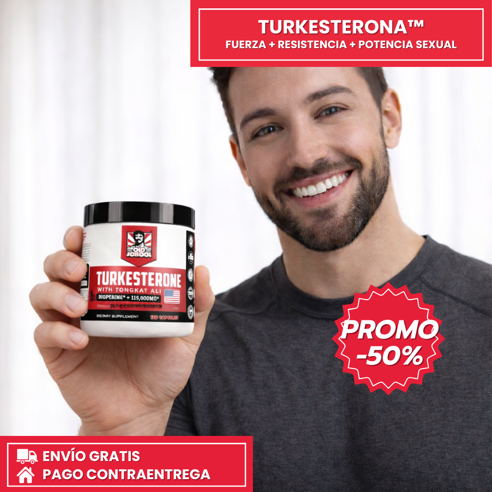 Turkesterona: Fuerza + Resistencia + Potencia Sexual