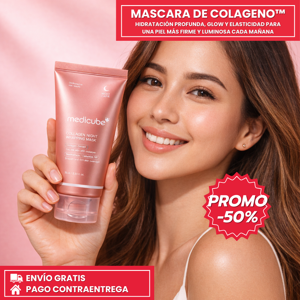 Mascara Colágeno Medicube: Piel más firme, luminosa, y elastica