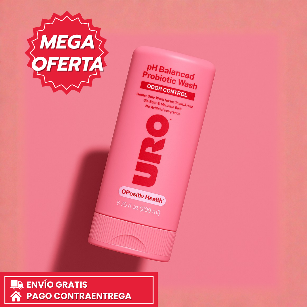Oferta Especial -50%: URO WASH™ – Gel de ducha pH Balanceado para Control de Olor