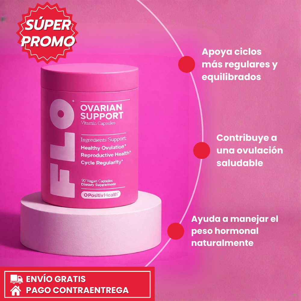 Flo Ovarian Support: Equilibro Hormonal y Ciclos Regulares