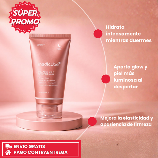 Mascara Colágeno Medicube: Piel más firme, luminosa, y elastica