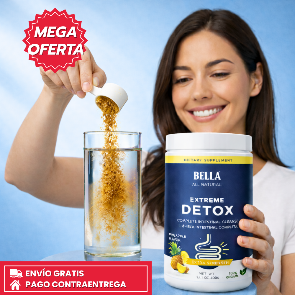 Bella All Naturals: Polvo para Bajar la Barriga Inflamada y Apoyar la Regularidad
