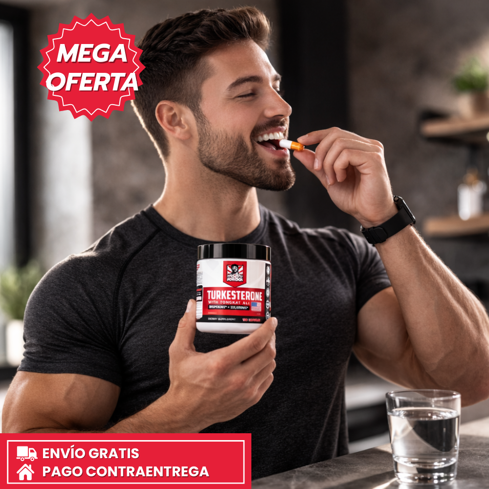 Turkesterona: Fuerza + Resistencia + Potencia Sexual
