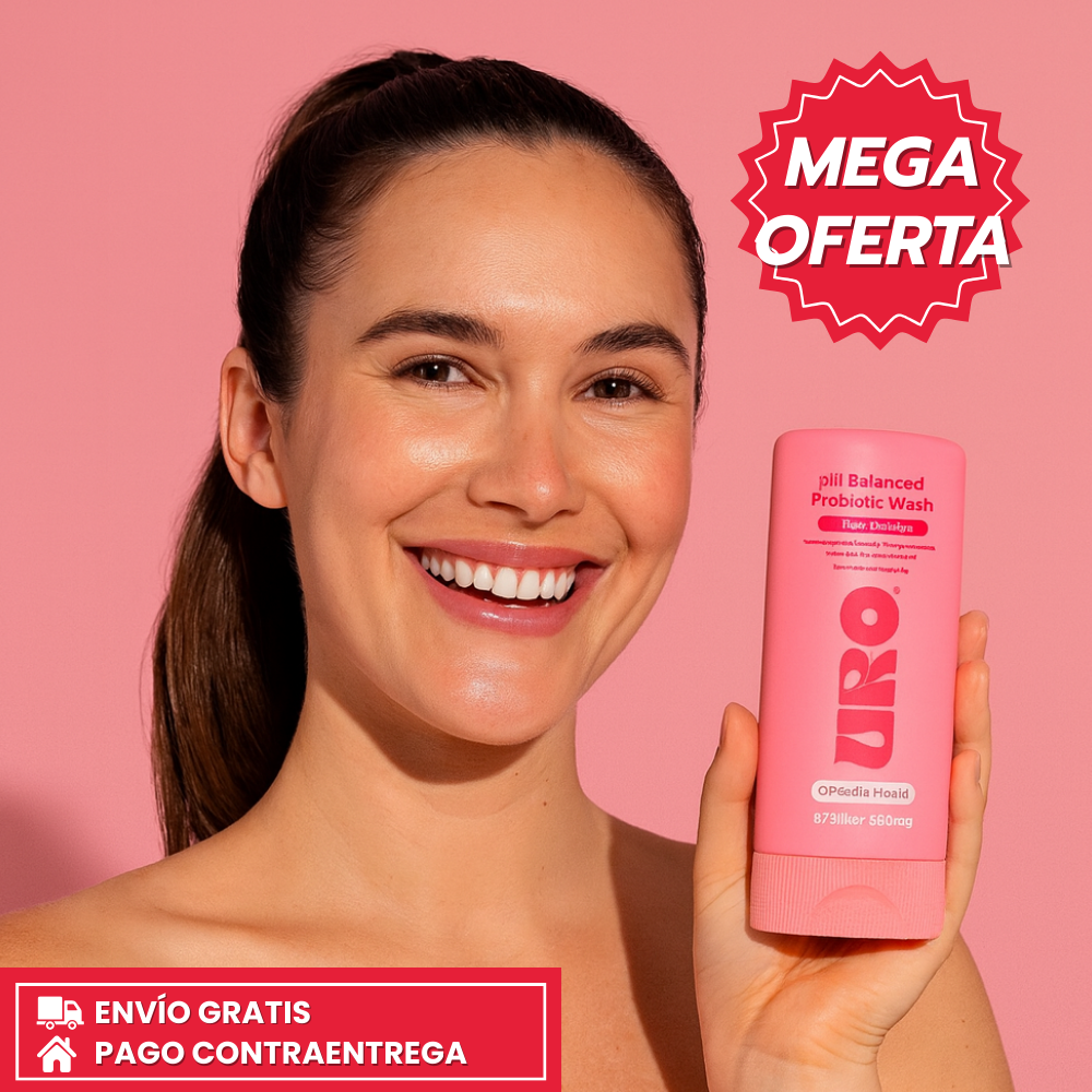 Oferta Especial -50%: URO WASH™ – Gel de ducha pH Balanceado para Control de Olor